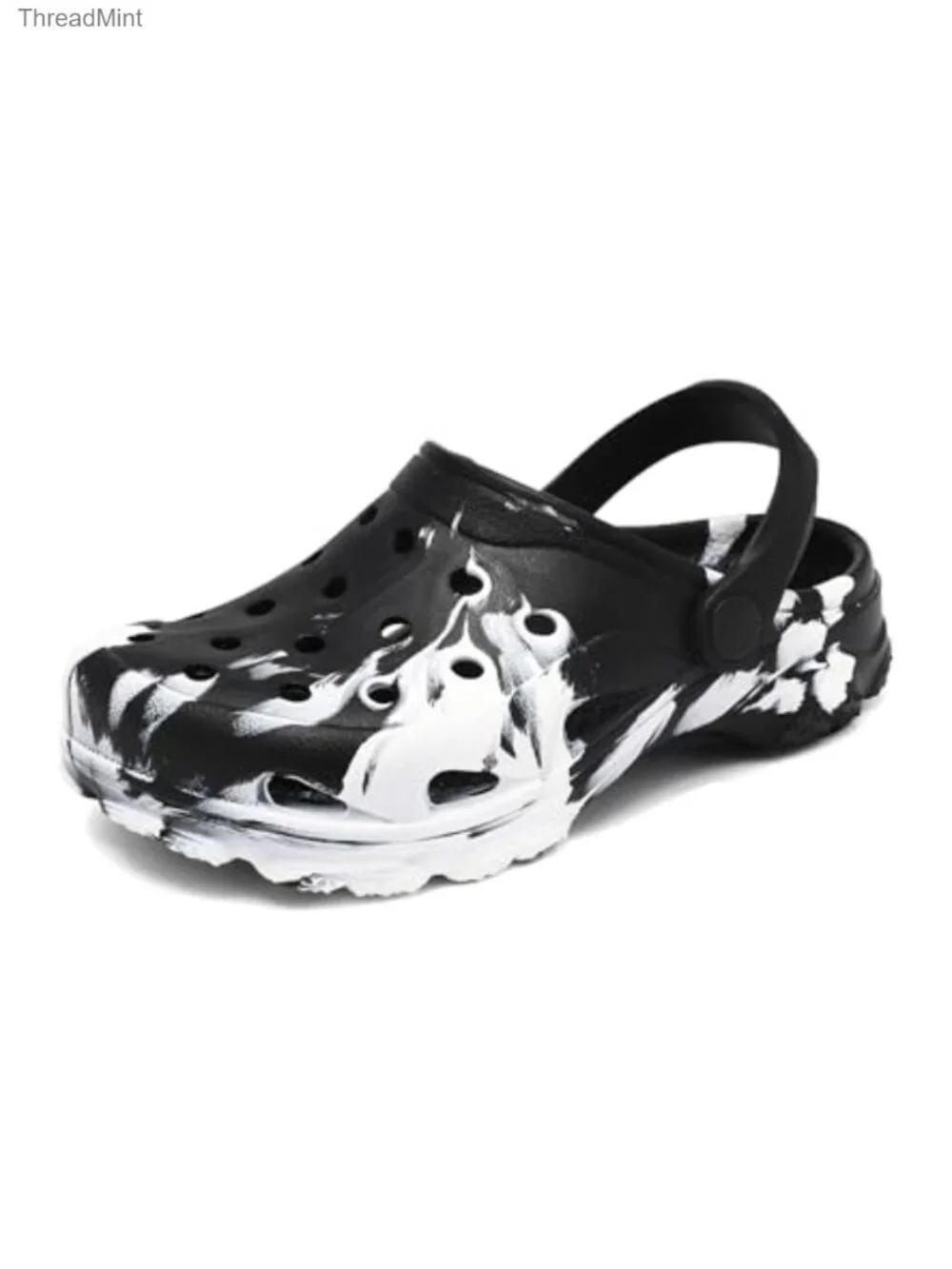 Kids Tie Dye EVA Clogs - Unisex Closed Toe Slide Sandals for Boys & Girls
